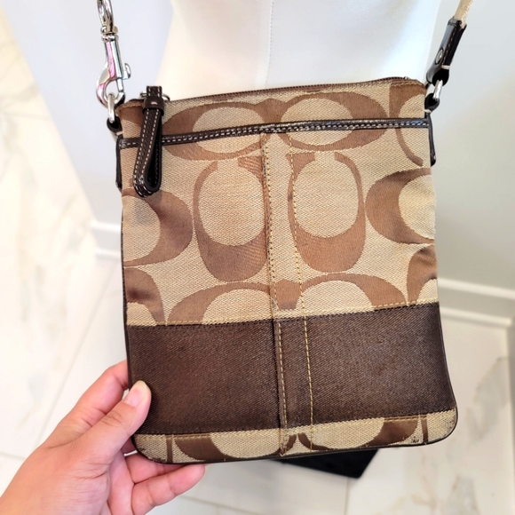 Coach Monogram Swingback Crossbody Bag - Picture 2 of 9